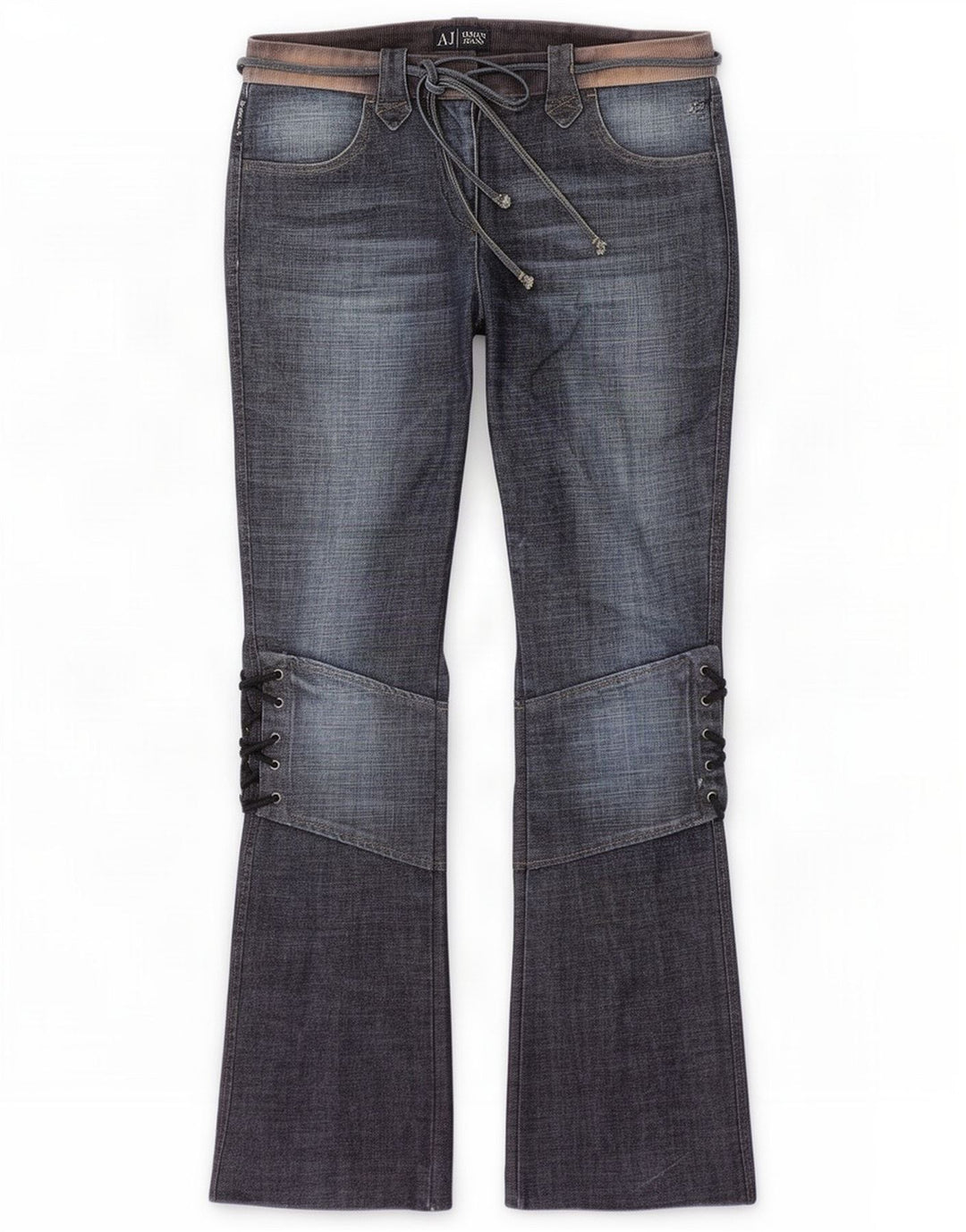 Armani Женские джинсы Bootcut UK 12 Medium W30 L31 Синий хлопок