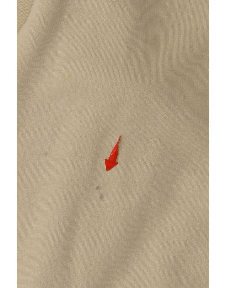 Мужской джемпер свободного покроя NEW BALANCE с капюшоном среднего бежевого цвета, хлопок