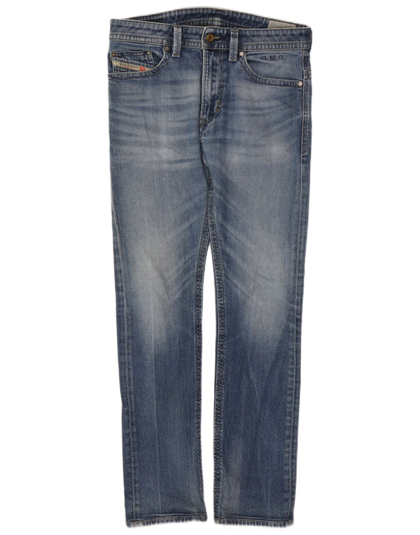 Мужские зауженные джинсы скинни Diesel Thavar W28 L30, синий хлопок