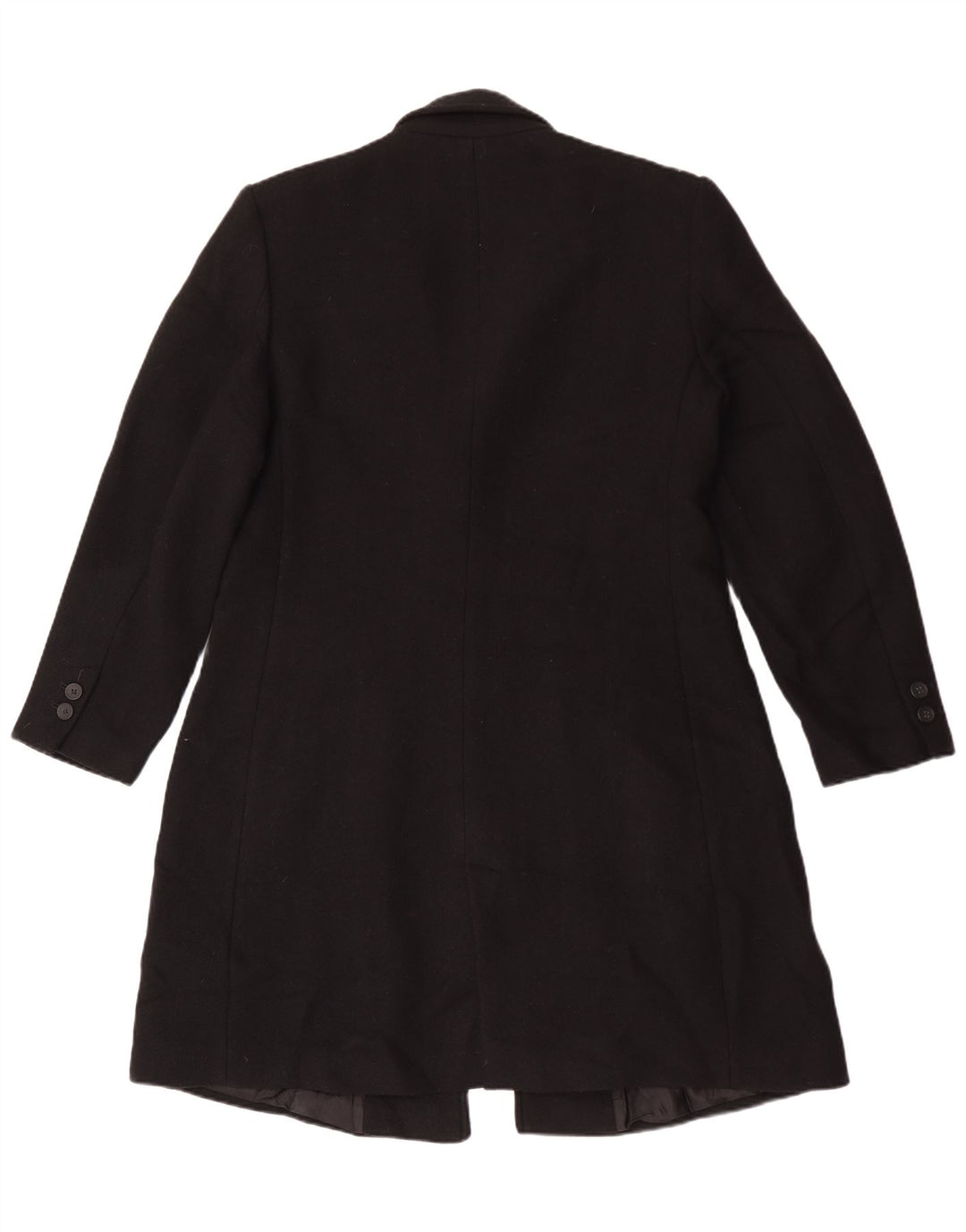 Женское пальто Zara UK 18 XL, черное шерстяное