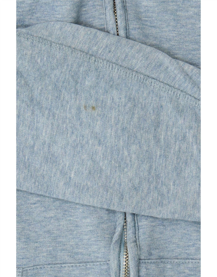 EDDIE BAUER Womens Zip Hoodie Sweater UK 14 Medium Blue Cotton Vintage Eddie Bauer and Second-Hand Eddie Bauer from Messina Hembry 