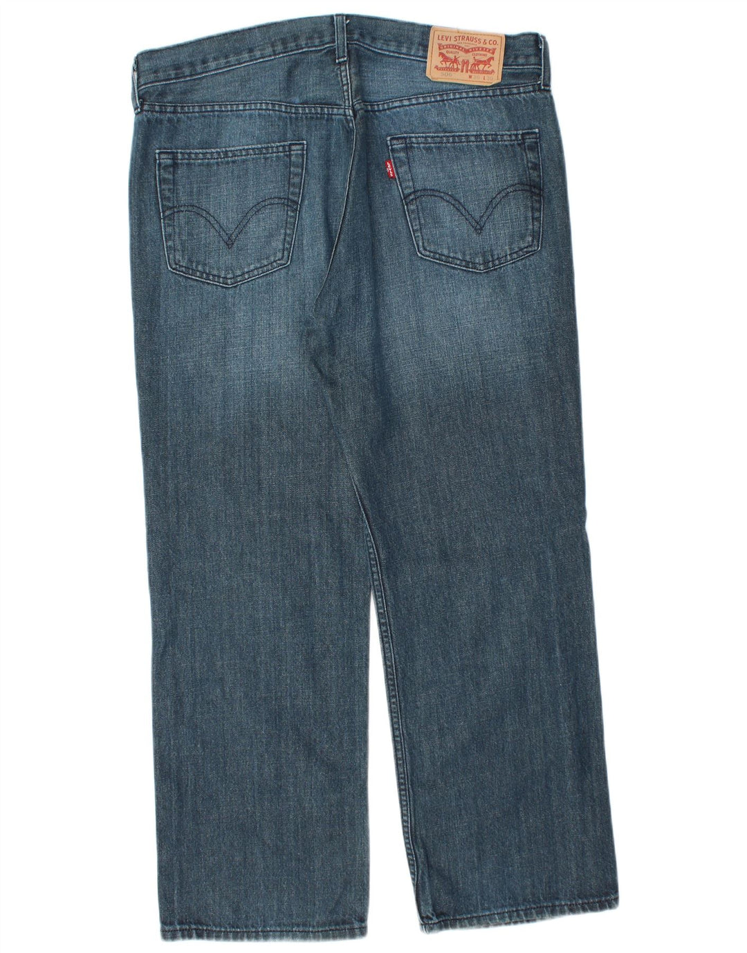 Мужские прямые джинсы LEVI'S 506 W36 L28 синие, хлопок