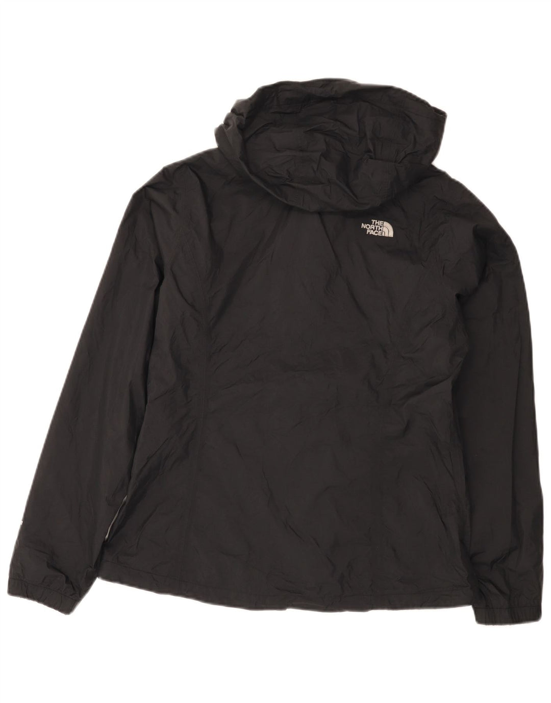 Женская дождевик с капюшоном The North Face UK 14, средний черный нейлон