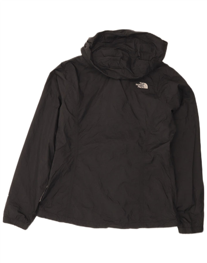 Женская дождевик с капюшоном The North Face UK 14, средний черный нейлон