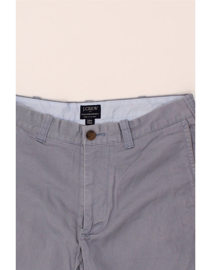 J. CREW Mens Chino Shorts  W30 Medium Blue Cotton Vintage J. Crew and Second-Hand J. Crew from Messina Hembry 