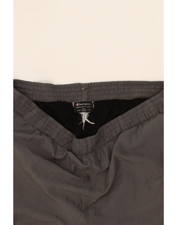 CHAMPION Mens Tracksuit Trousers Large  Grey Vintage Champion and Second-Hand Champion from Messina Hembry 