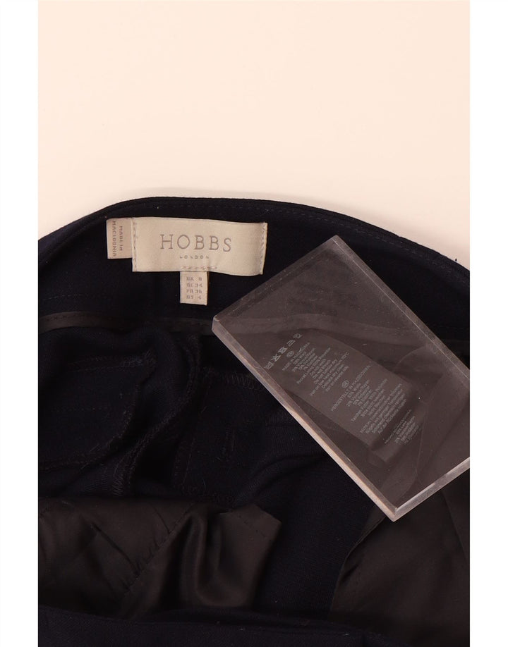HOBBS Женские узкие брюки чинос среднего размера W28 L28 Темно-синие шерстяные