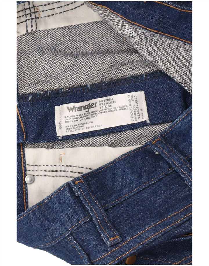 Женские прямые джинсы Wrangler W30 L36 синие, хлопок