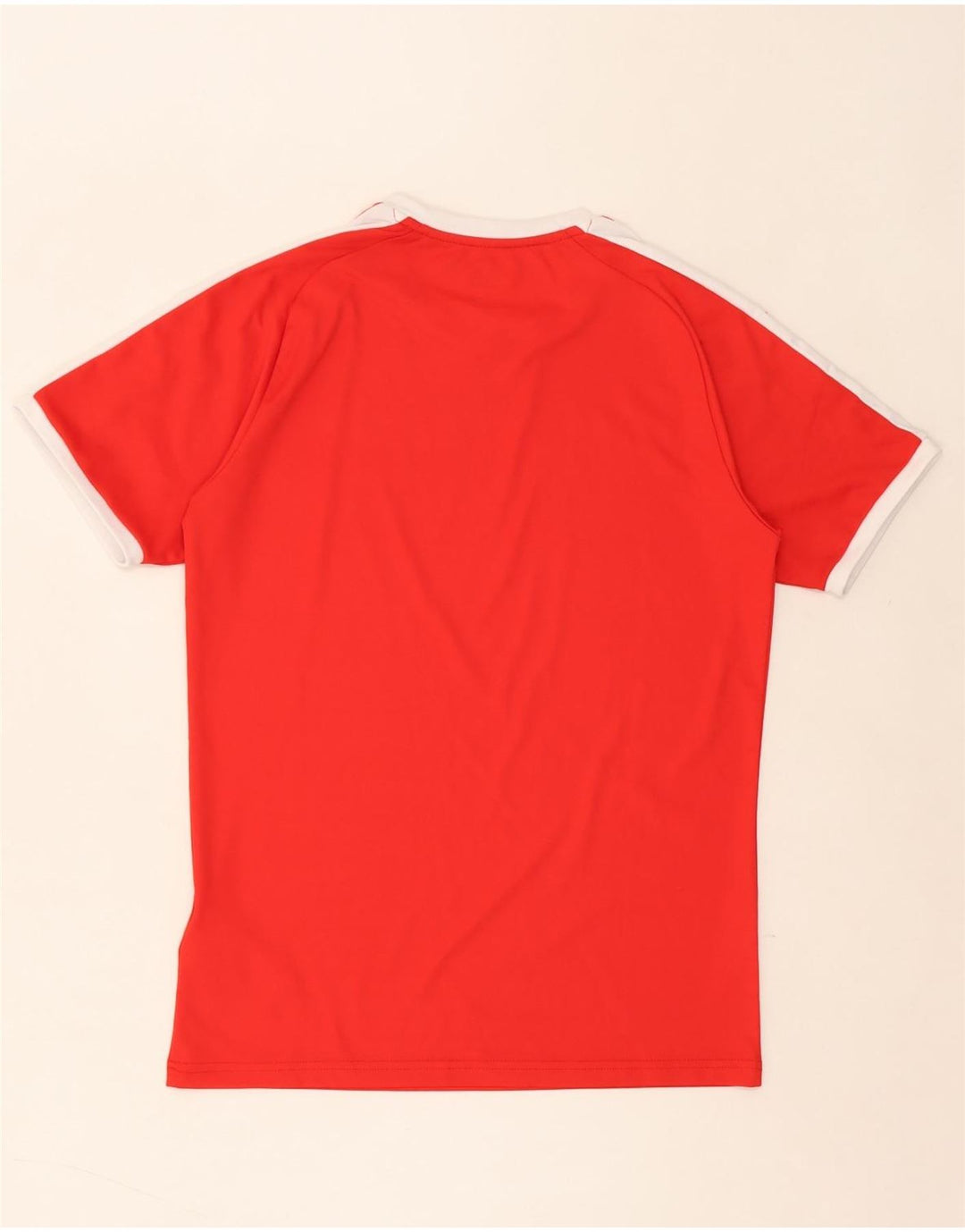 PUMA Mens T-Shirt Top XS Red Colourblock Polyester Vintage Puma and Second-Hand Puma from Messina Hembry 