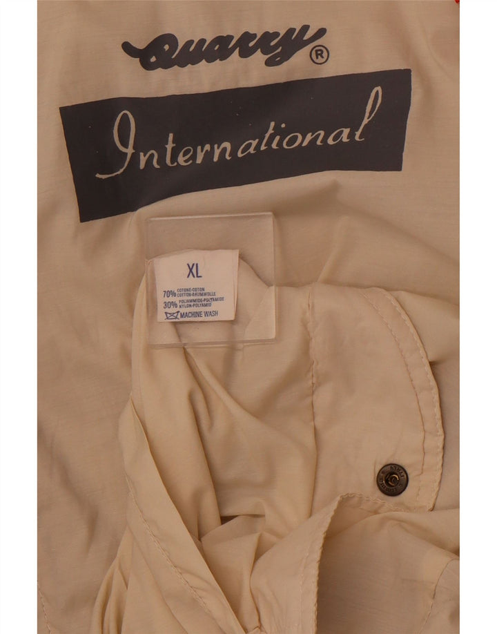 Мужская двусторонняя куртка QUARRY с графическим рисунком UK 42 XL, белый хлопок