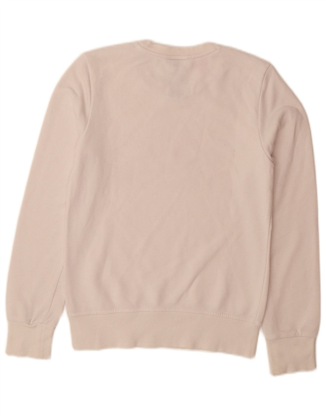 Джемпер с рисунком ADIDAS для девочек 11-12 лет, белый хлопок