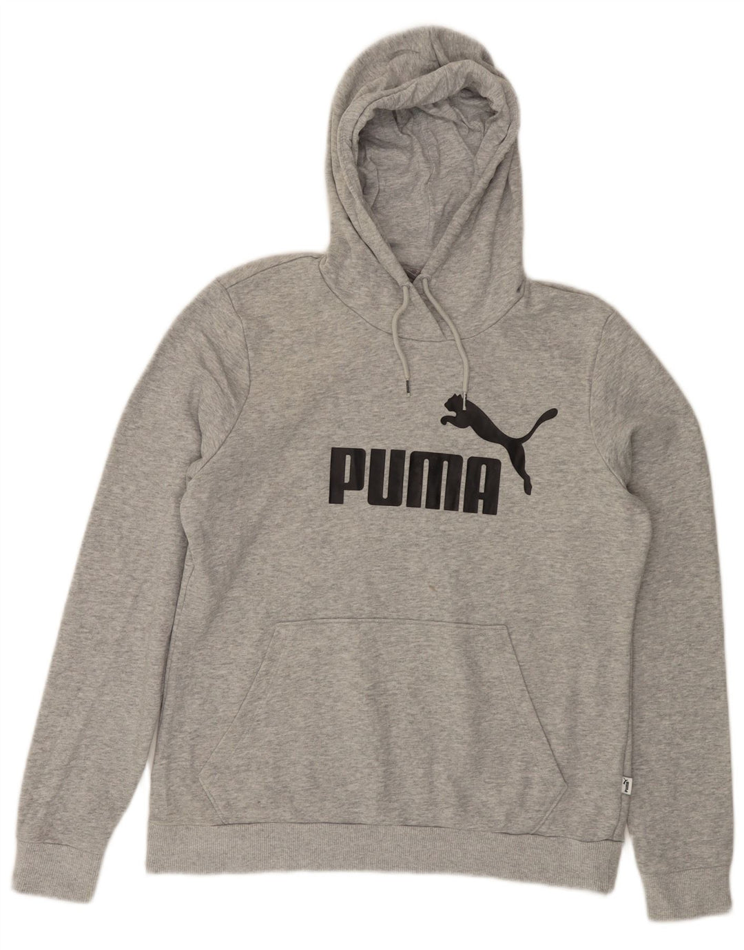 Женский джемпер с капюшоном PUMA с рисунком UK 16, большой серый в крапинку