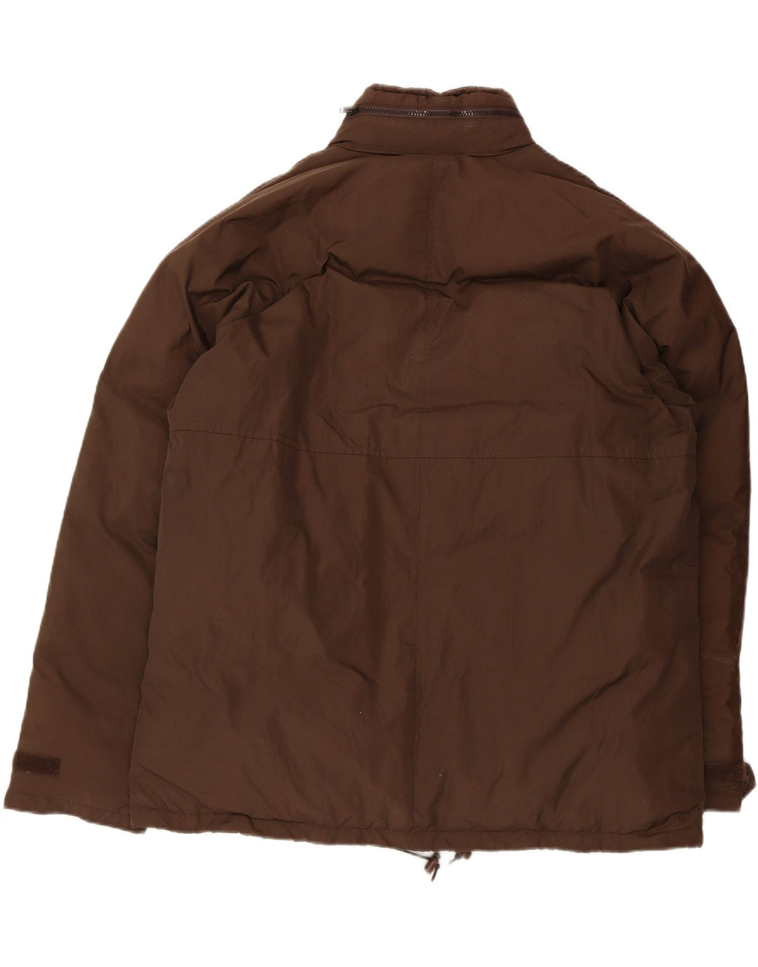 CALVIN KLEIN JEANS Мужская стеганая куртка с капюшоном UK 42 XL Коричневый нейлон