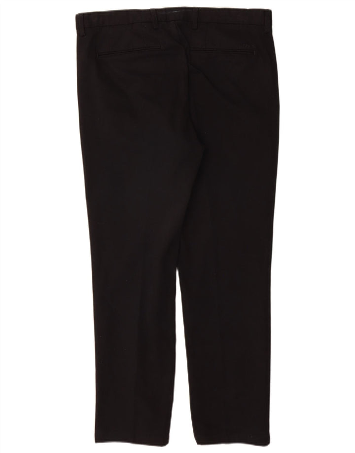 Мужские брюки-чиносы Hugo Boss Slim Fit EU 48 Medium W32 L28, черный хлопок