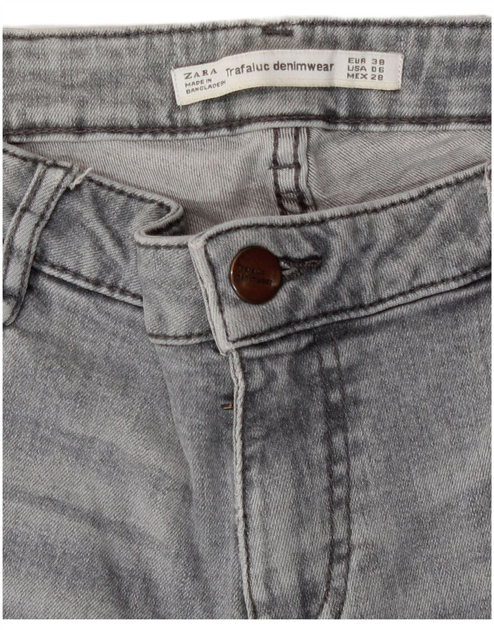 Женские джинсы скинни Zara EU 38 Small W28 L28 Серые