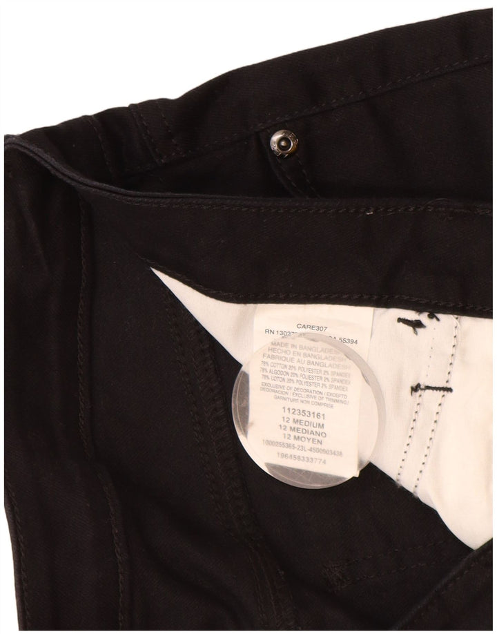 Женские джинсовые шорты Lee US 12, большие размеры W32, черный хлопок