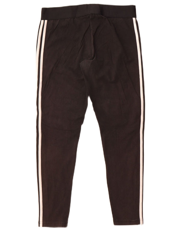 Женские леггинсы Adidas UK 16/18, большие черные хлопковые