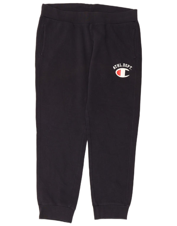 CHAMPION Mens Tracksuit Trousers Joggers 2XL  Black