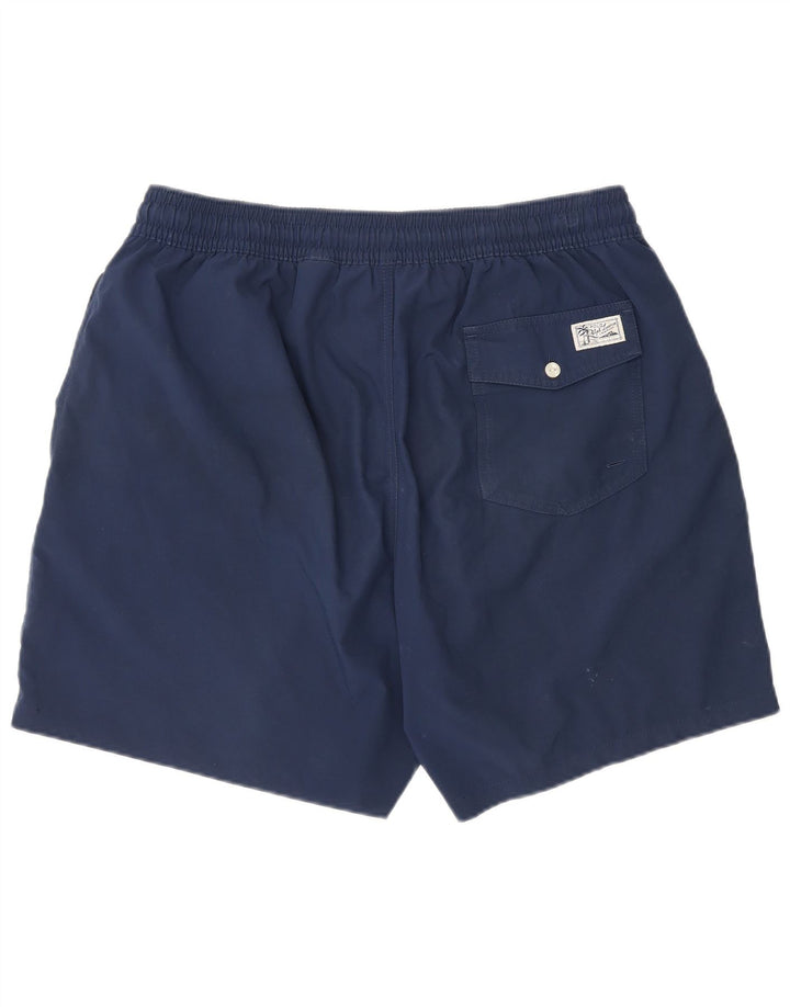 Мужские шорты для плавания Polo Ralph Lauren XL темно-синие из полиэстера
