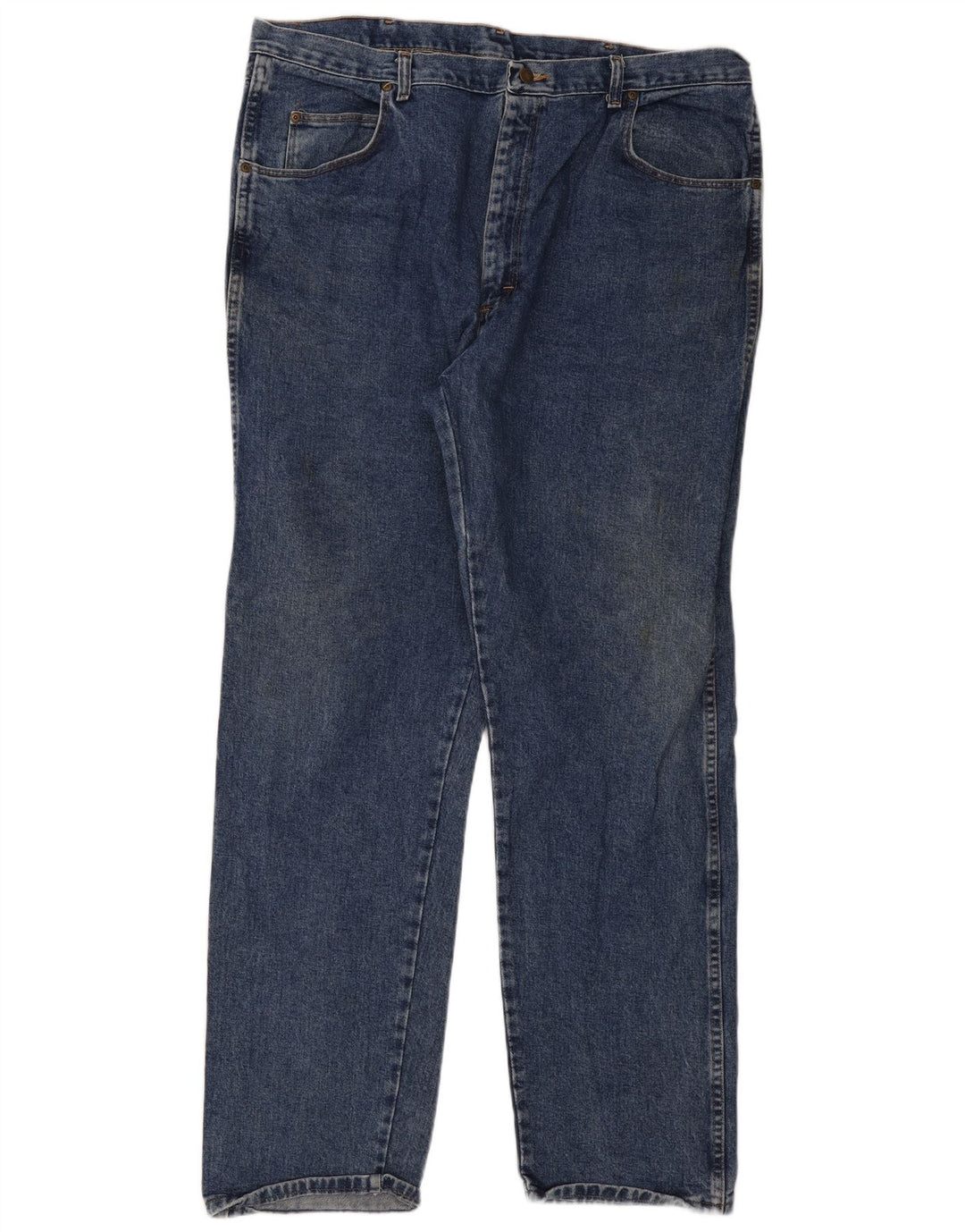 Мужские прямые джинсы Wrangler W42 W34, синий хлопок