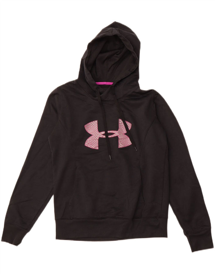 Женский джемпер с капюшоном UNDER ARMOR Cold Gear UK 14, средний черный
