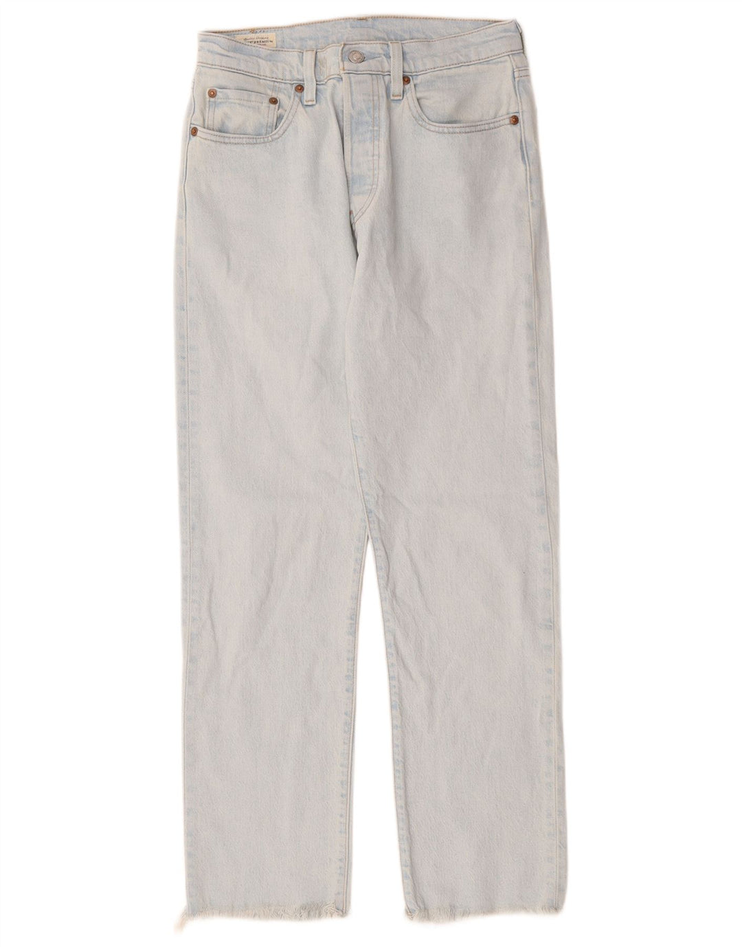 Женские прямые джинсы Levi's 501 W27 L28 синие, хлопок