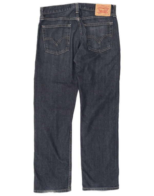 Мужские прямые джинсы Levi's 514 W32 L30 темно-синие, хлопок