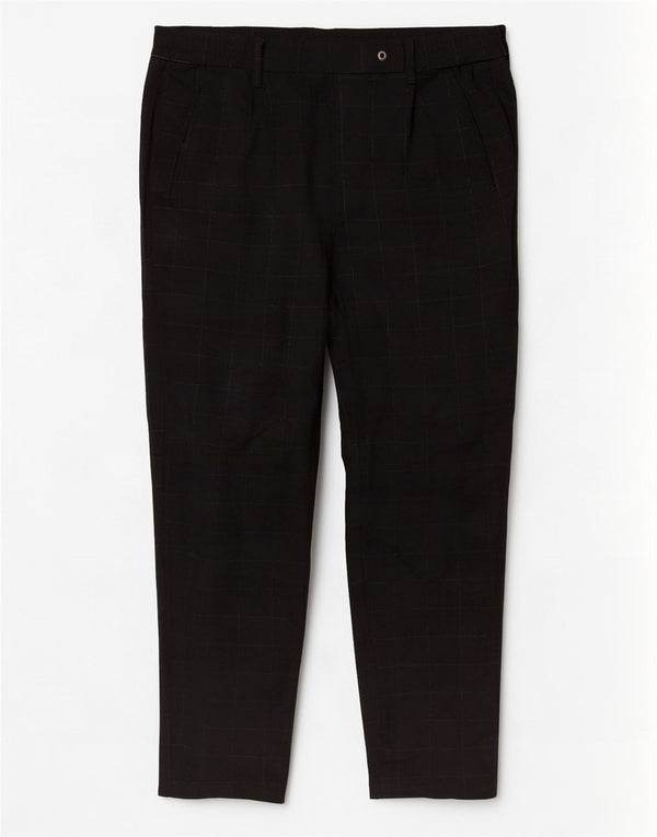 Мужские зауженные брюки-чиносы Jack & Jones W32 L26, черные в клетку