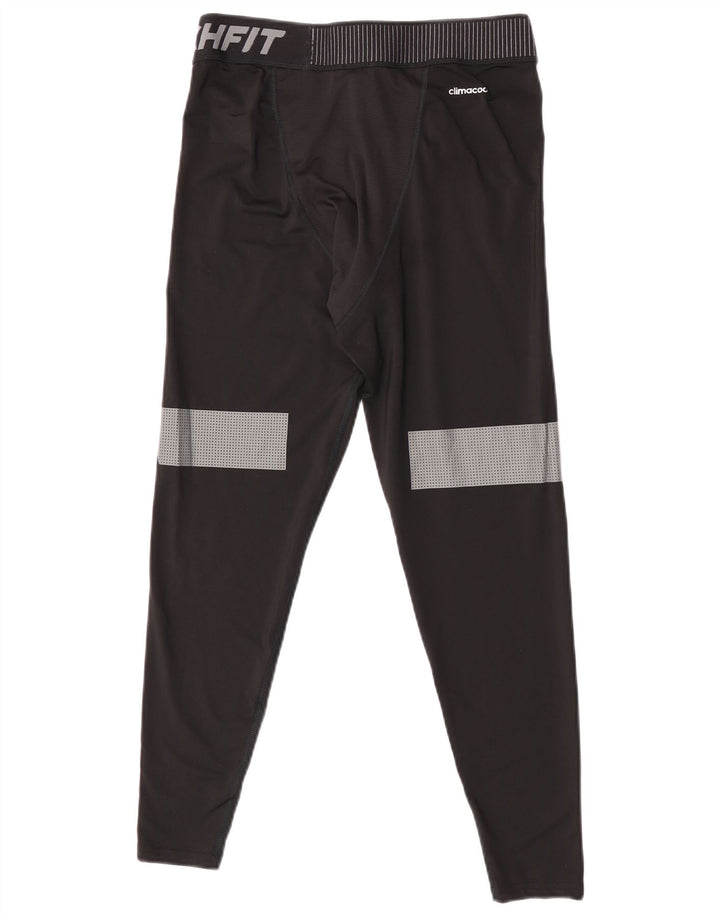 Мужские леггинсы Adidas Climacool, большие черные из полиэстера