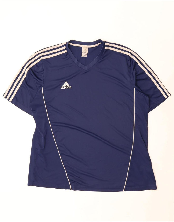 Мужская футболка Adidas Top 2XL Темно-синий полиэстер