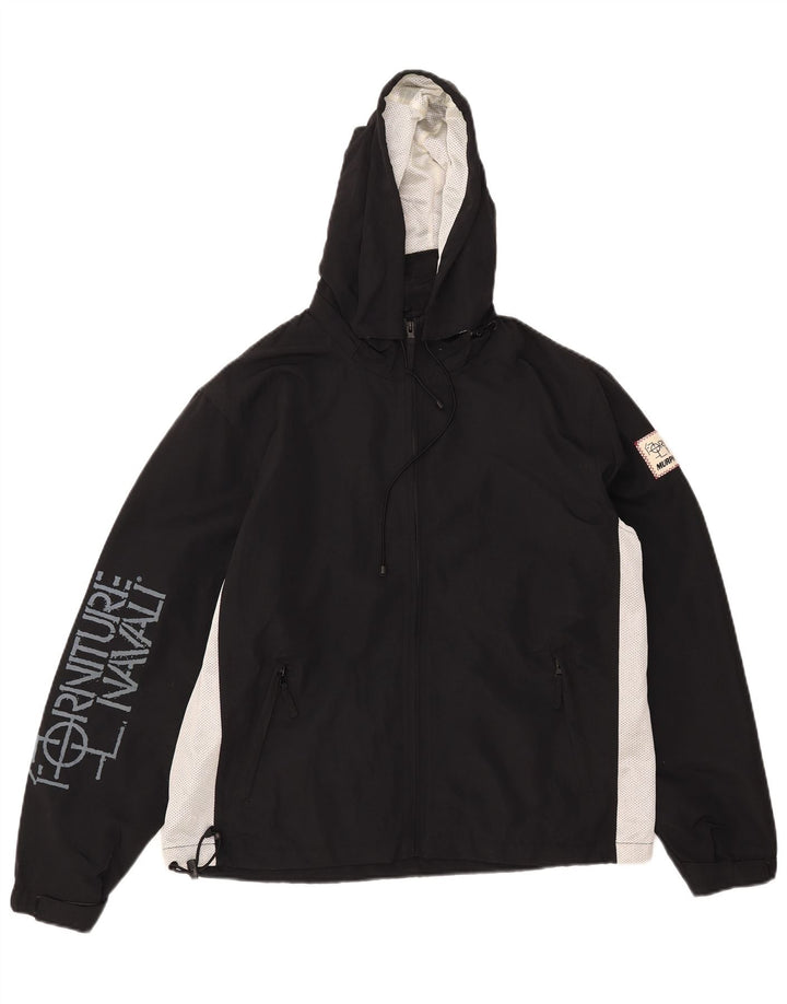 Мужская непромокаемая куртка свободного покроя Murphy & Nye UK 36, маленькая черная