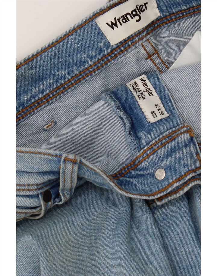 Мужские джинсы Wrangler Texas Slim W32 L30 синие