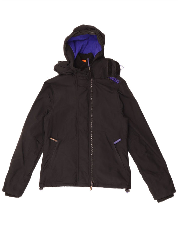 Женская ветровка с рисунком Superdry UK 10, маленькая черная