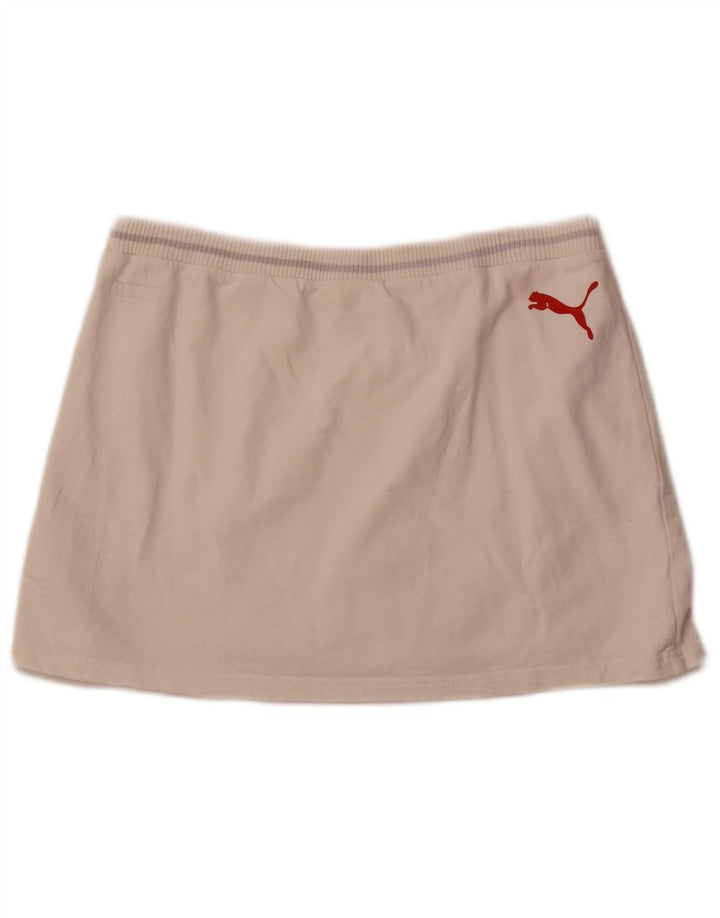 Женская мини-юбка с рисунком Puma Medium W32, белая