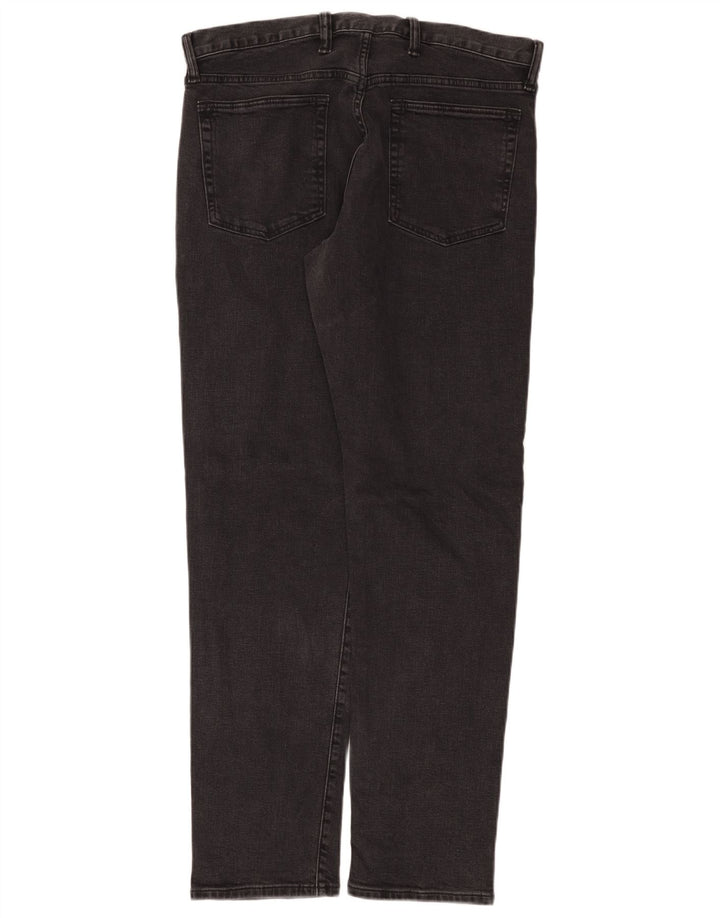 Мужские узкие джинсы Gap W36 L34, черный хлопок