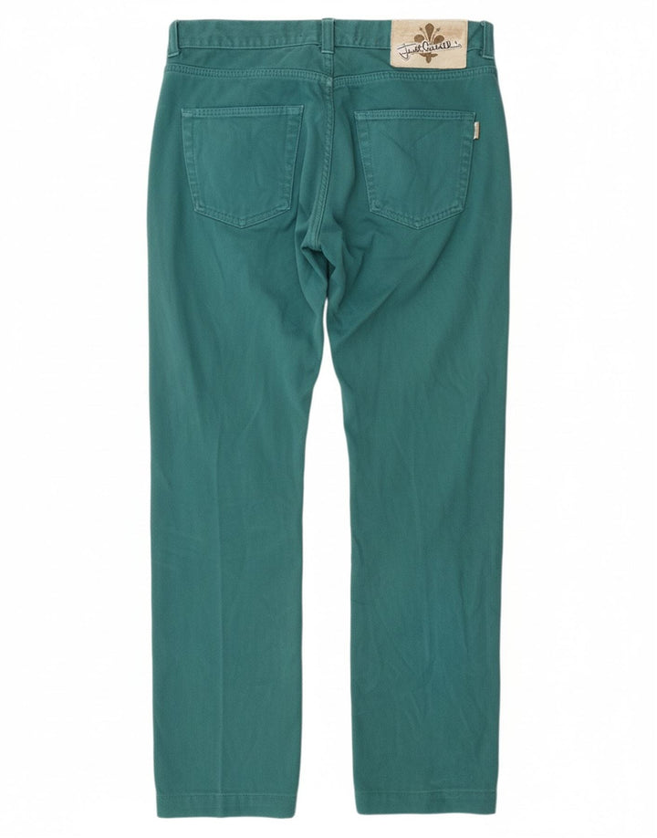 CAVALLI Womens Straight Jeans W34 L32 Green