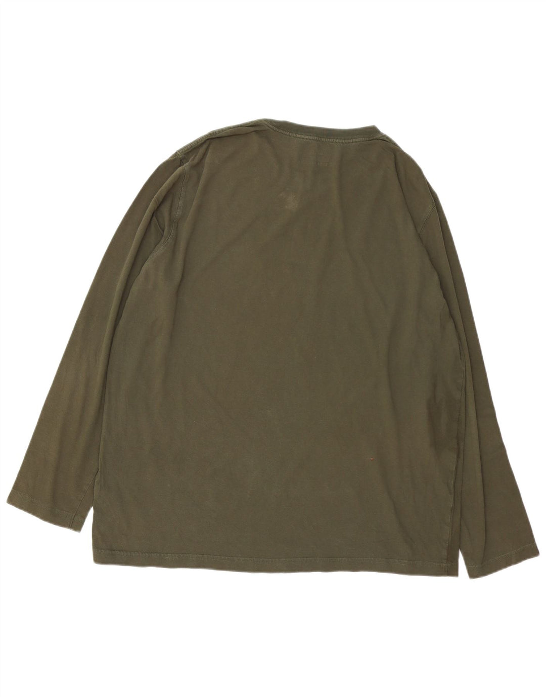 TIMBERLAND Мужской топ стандартного кроя с рисунком и длинным рукавом, XL, цвет хаки, хлопок