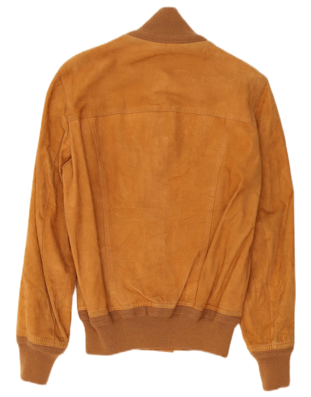 Винтажный мужской замшевый бомбер IT 48 Medium Beige Leather