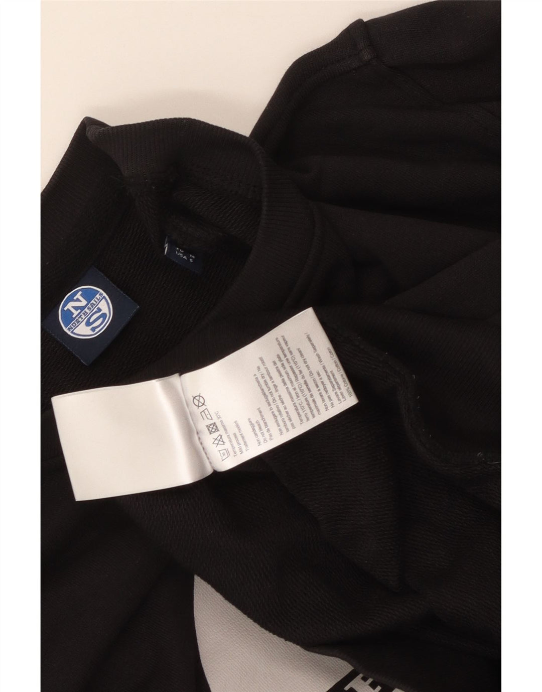 Мужской свитер North Sails, джемпер среднего размера, черный, хлопок