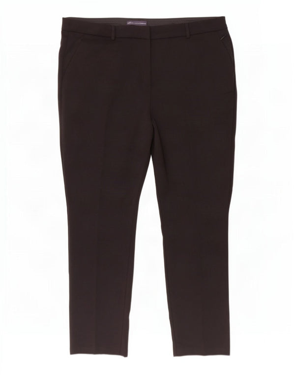 Женские повседневные брюки Marks & Spencer Modern Slim UK 20 2XL W40 L30 черные