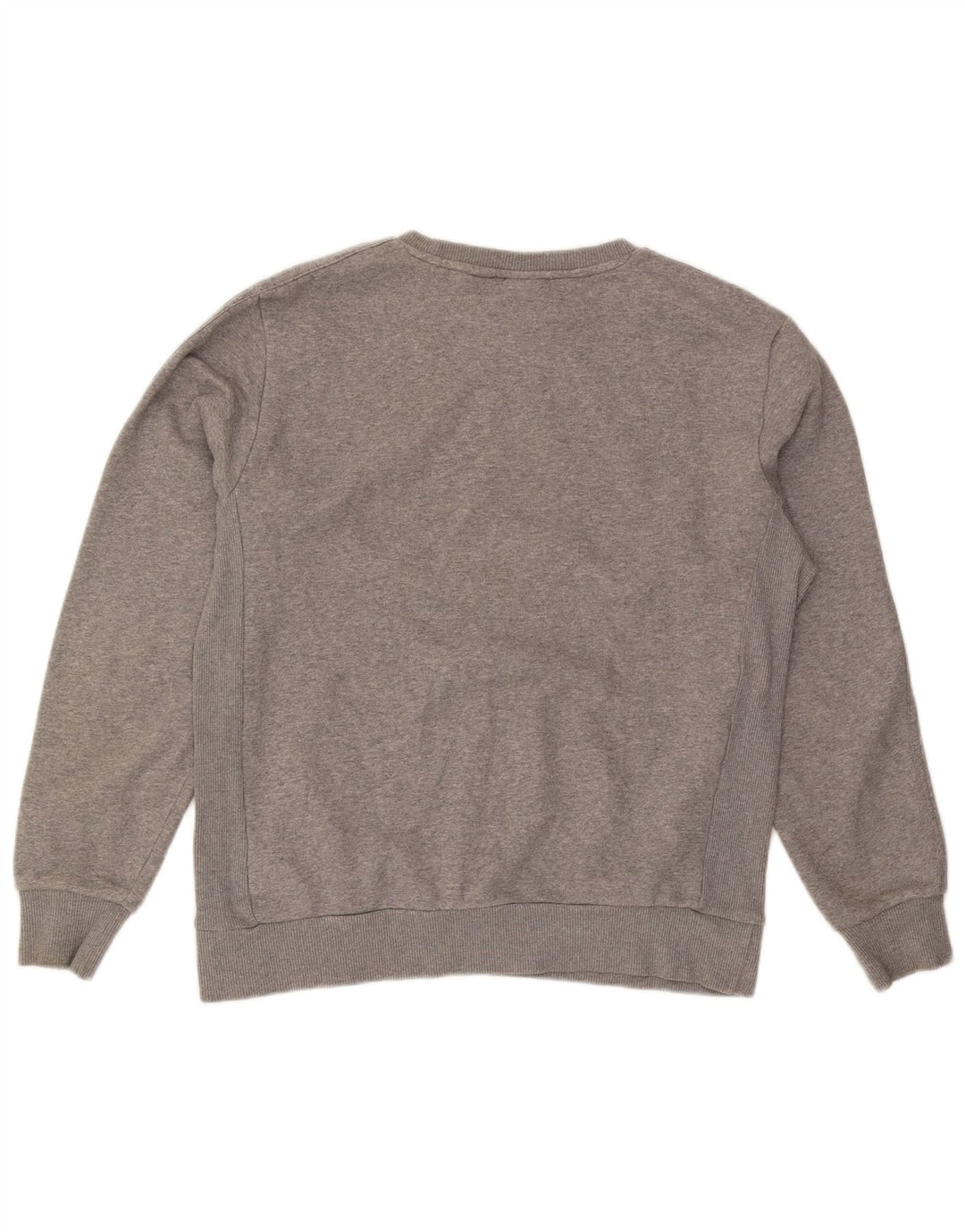 Мужской свитер Adidas Джемпер среднего серого цвета с крапинками из хлопка