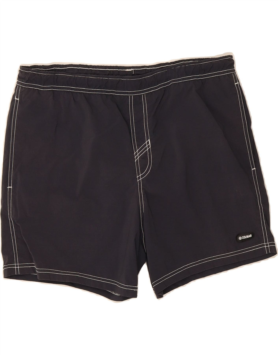 COLMAR Mens Swimming Shorts IT 54 Large  Navy Blue Polyamide Vintage Colmar and Second-Hand Colmar from Messina Hembry 