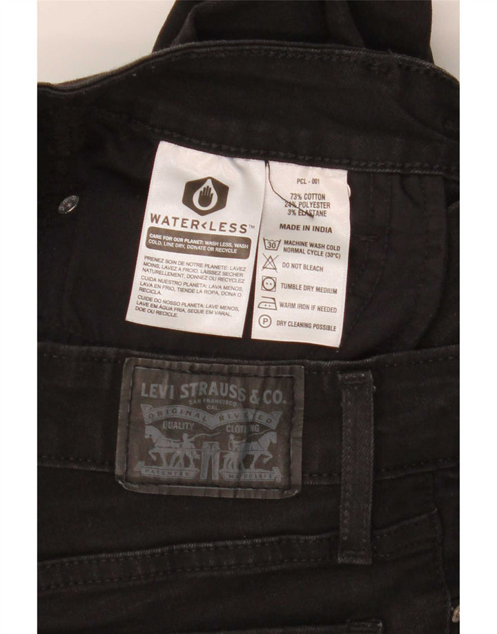 Женские джинсы Levi's 715 Bootcut W25 L27, черный хлопок