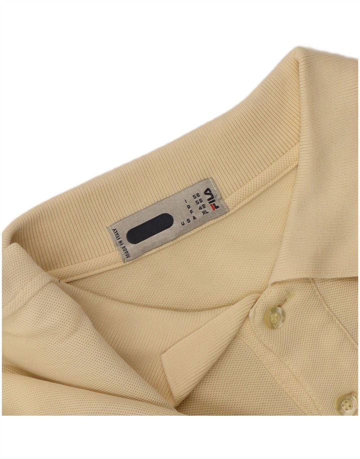 Мужская рубашка-поло Fila IT 56 XL Желтая