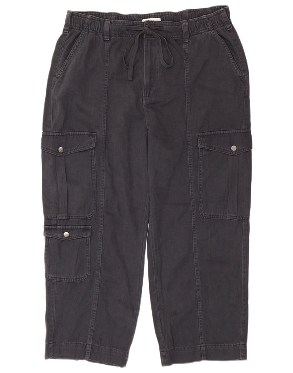 Женские брюки карго свободного кроя Marks & Spencer UK 18 XL W38 L27 серые