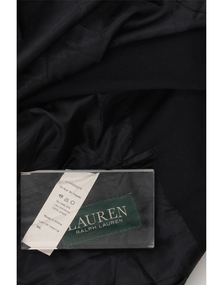 Мужской пиджак на двух пуговицах Ralph Lauren, Великобритания 44 XL, темно-синий, шерстяной