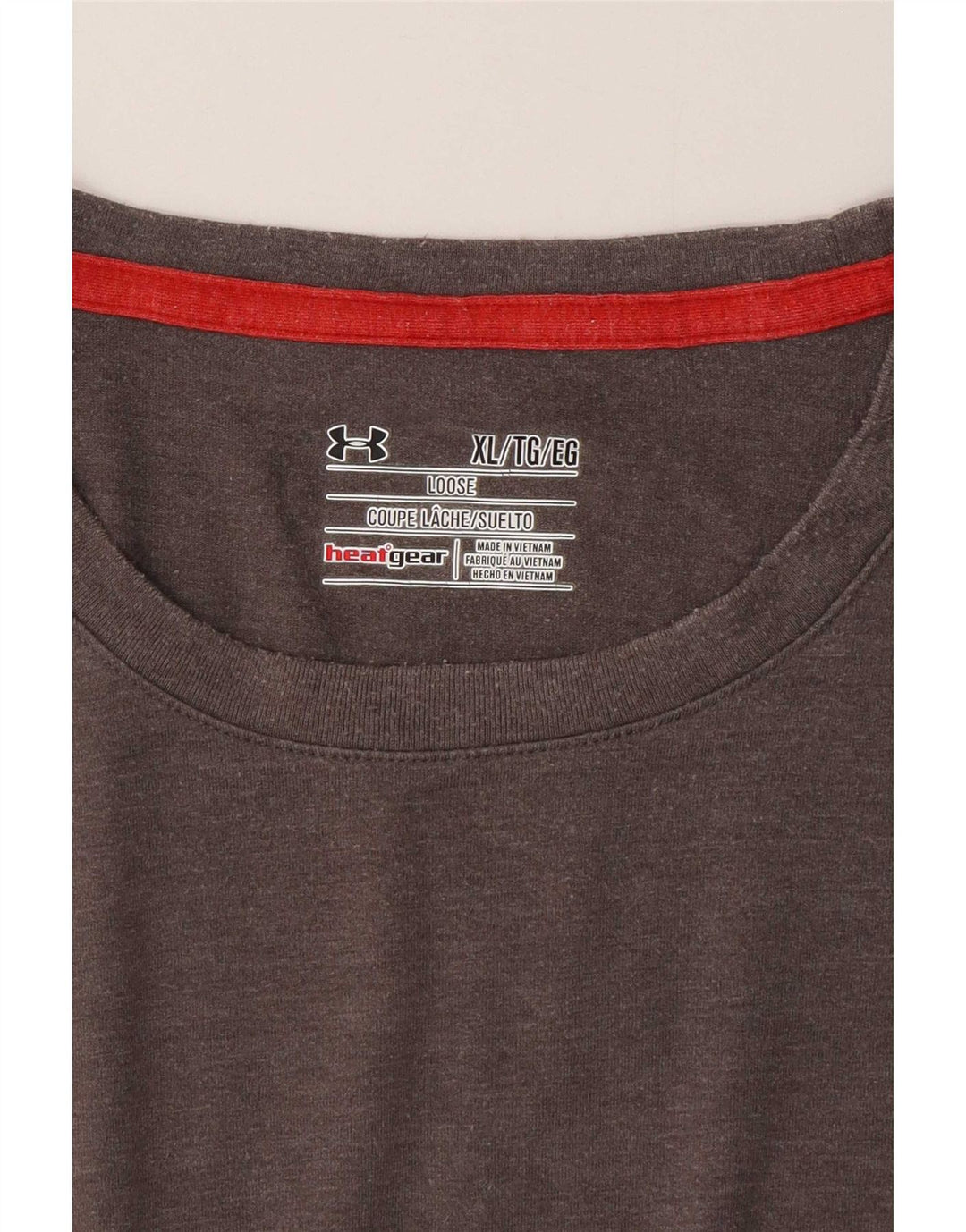 Мужская футболка Under Armour Top XL, серый полиэстер