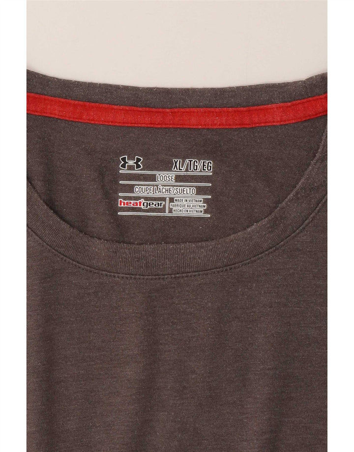 Мужская футболка Under Armour Top XL, серый полиэстер