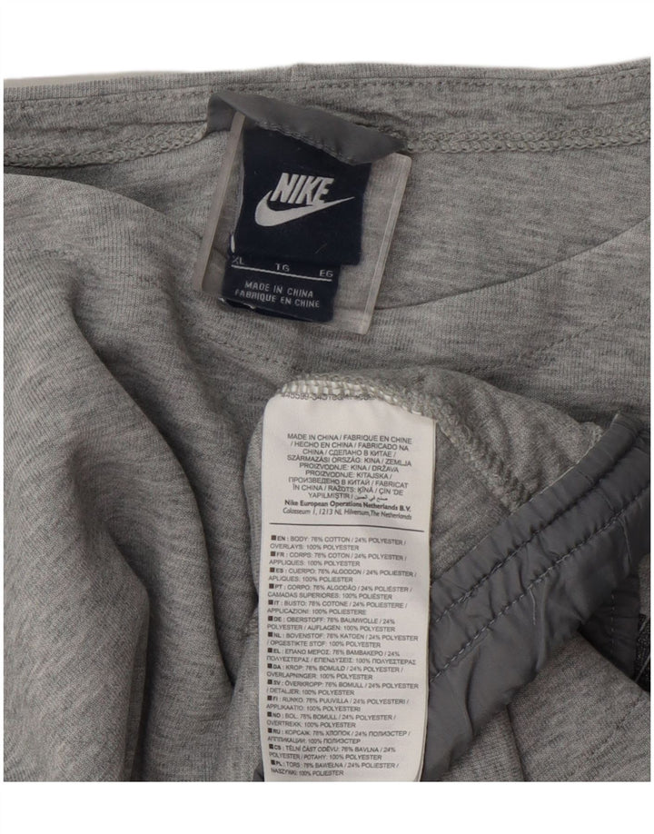 Женский свитер Nike UK 18 XL, серый хлопок