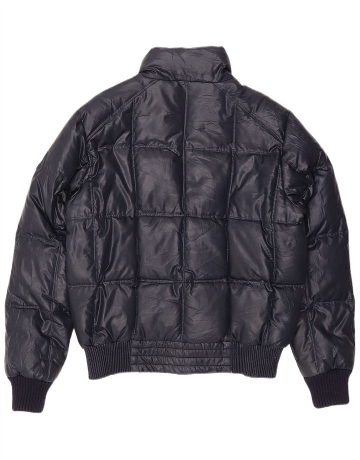 Мужская стеганая куртка Marina Militare UK 40, большой темно-синий полиэстер